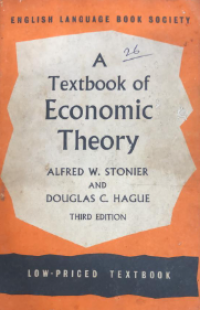 Image of A textbook of Economic theory