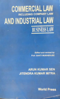 Image of Commercial Law Including Company Law And Industrial Law