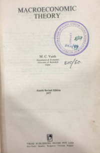 Image of Macroeconomic  Theory