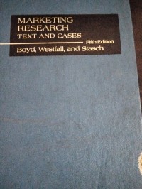 Image of Marketing Research Text and Cases