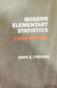 Image of Modern Elemntary Statistics