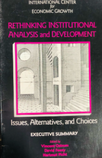 Image of Rethinking Institutional analysis and development