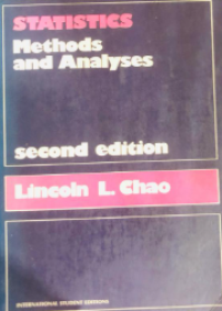 Image of Statistics Methods and Analysis