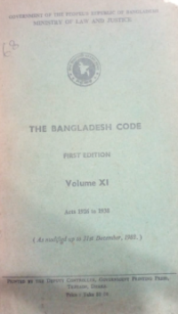 Image of The Bangladesh Code