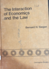 Image of The Interaction of Economics and athe law