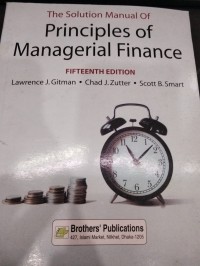 Image of The Solution Manual of Principles of Managerial Finance